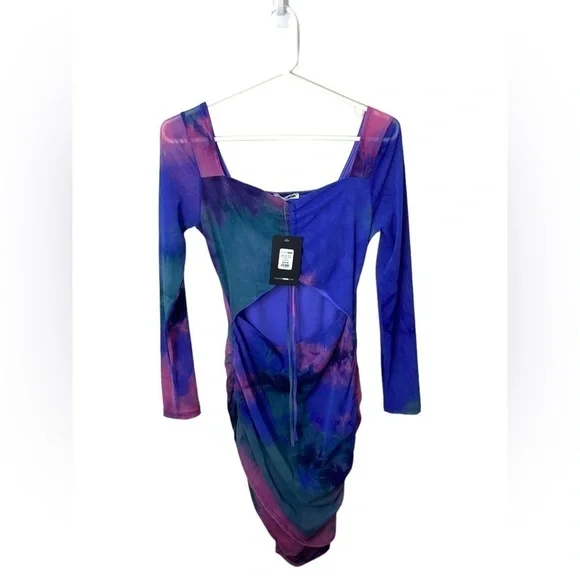 🆕Fashion Nova - Sweet Day Dream Tie Dye Mini Dress - Picture 4 of 10